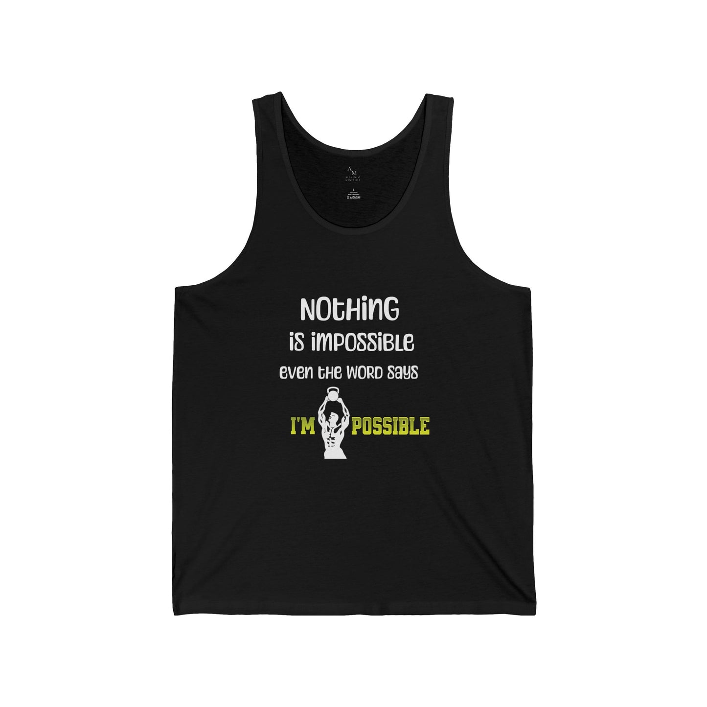 Nothing Is Impossible Tank Top | Motivational Gym & Workout Wear