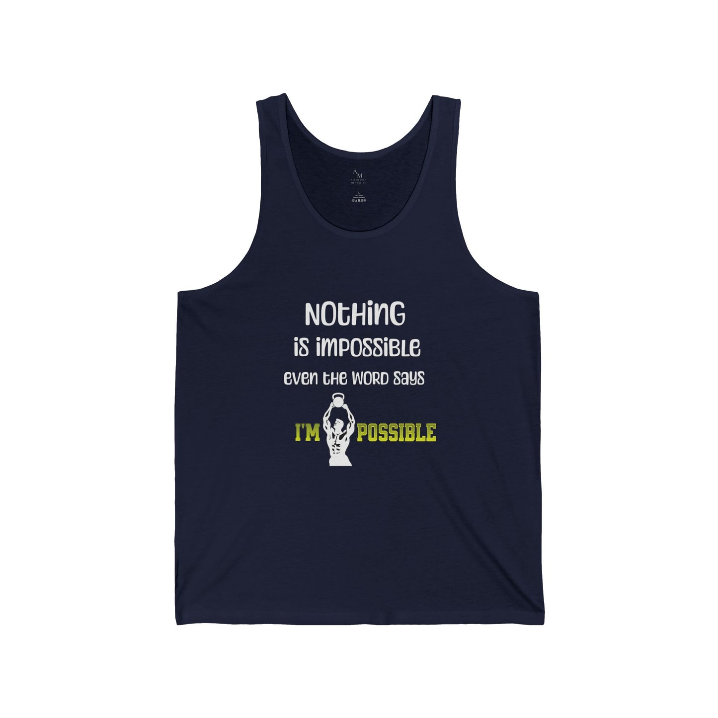 Nothing Is Impossible Tank Top | Motivational Gym & Workout Wear
