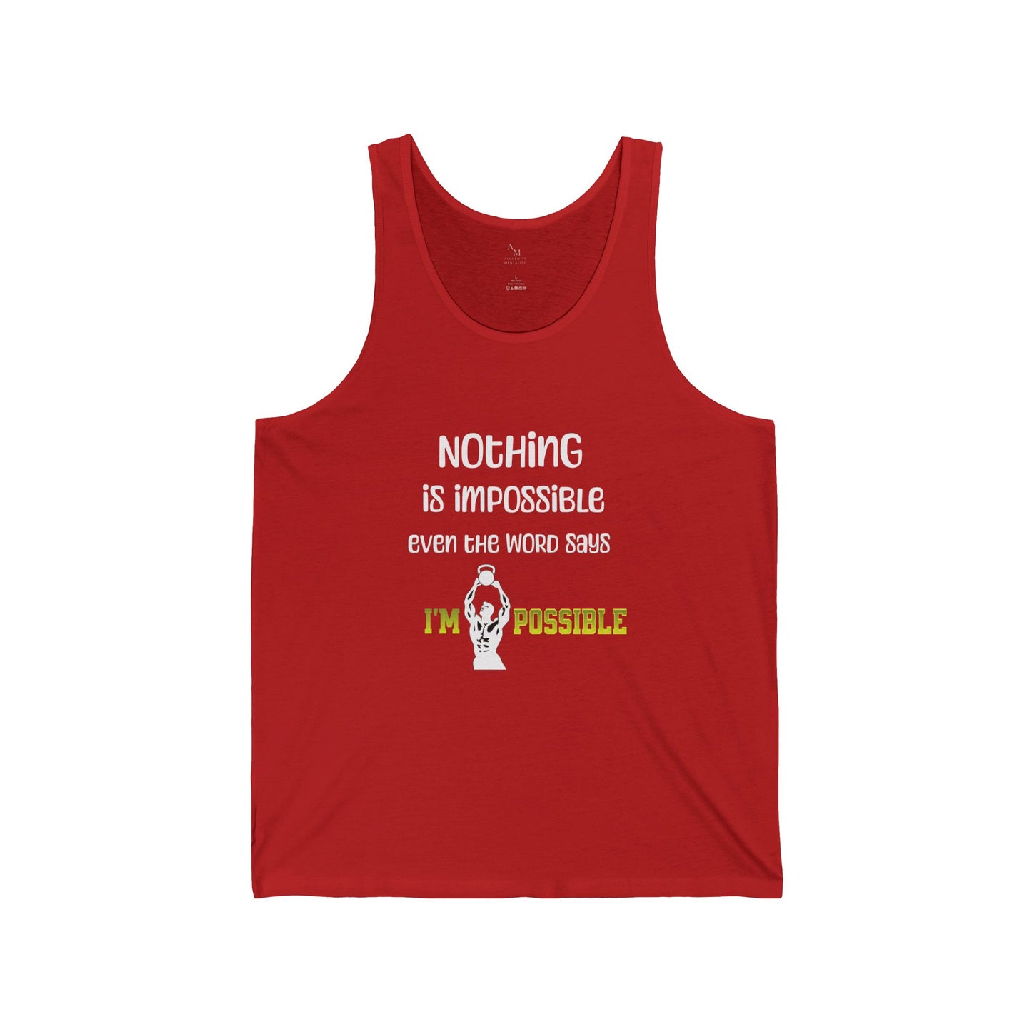 Nothing Is Impossible Tank Top | Motivational Gym & Workout Wear