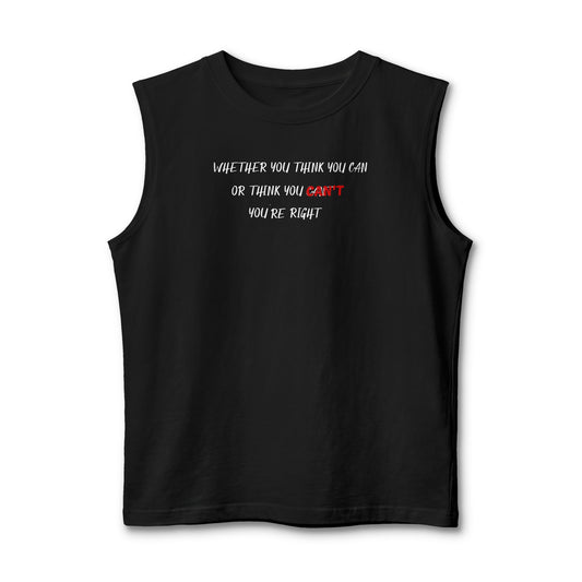Think You Can | Motivational Gym Workout Jersey Tank Top